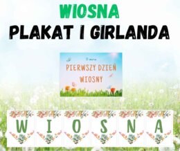 Wiosna - girlanda i plakat