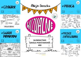 E8 SŁOWNICTWO dla SZKOŁY PODSTAWOWEJ by Alicja Soszka NOTATKI WIZUALNE