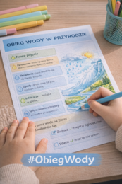 Karta pracy: Obieg wody w przyrodzie