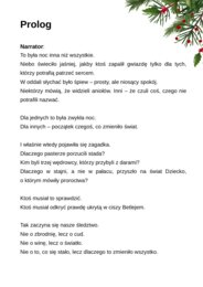 Scenariusza na Jasełka - Raport z Betlejem