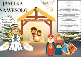 Scenariusz " Jasełka na wesoło"| Nowoczesne Jasełka| Zabawne i współczesne, krótkie dialogi łatwe do nauki| Plakat 4 x A4| Instrukcja z dodatkowymi wskazówkami dla nauczyciela