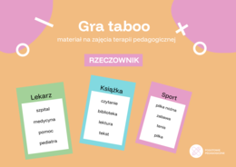Gra taboo- rzeczowniki