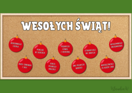 „WESOŁYCH ŚWIĄT!” - gazetka szkolna