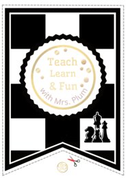 ♟️ Girlanda „Szkolny Turniej Szachowy” – wyjątkowa dekoracja na każde zawody! ♟️🏆