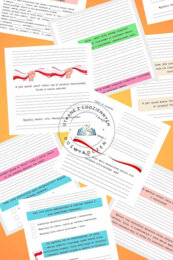 "Rota" M. Konopnickiej- zbiór zadań na lekcję języka polskiego, stacje zadaniowe