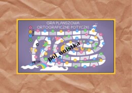 Gra planszowa "Ortograficzne potyczki"