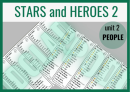 Stars and Heroes 2 unit 2 PEOPLE – zakładki do książki