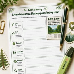 Artykuł do gazety: Dlaczego potrzebujemy lasów?