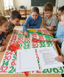 Gra „Matematyczny Atak” – gra ruchowa do nauki tabliczki mnożenia