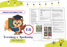 Pan Tadeusz. Arkusz egzaminacyjny. Egzamin ósmoklasisty