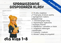Sprawozdania gospodarza klasy