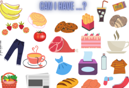 Angielski. Can I have ... ?