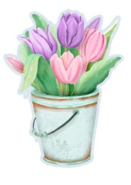 DEKORACJA dwustronna - WIOSNA