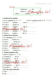 OBLICZENIA KALENDARZOWE: dni, tygodnie, miesiące i lata - zadania z wyjaśnieniem, karty pracy - kl. 3