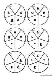 Ortograficzne łamigłówki - czytaj i odkrywaj wyrazy