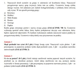 Czy znasz te lektury? Konkurs klasowy