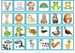 Zestaw 168 kolorowych znaczków z uroczymi zwierzątkami!