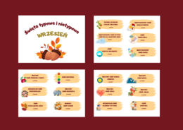 ŚWIĘTA TYPOWE I NIETYPOWE – wrzesień – gazetka – biblioteka – wersja 2