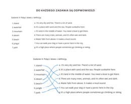 Together dla klasy 5 Unit 8 Dodatkowe zadania powtórzenie Gramatyka Komunikacja Słownictwo Pogoda Pory roku elementy krajobrazu konstrukcja be going to