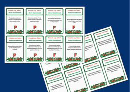 BOŻE NARODZENIE – 48 fiszek – fiszki – PRAWDA – FAŁSZ - biblioteka - świetlica + ODPOWIEDZI