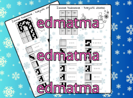 Zimowa kodowanka - kolejność wykonywania działań. Kodowanie, zima