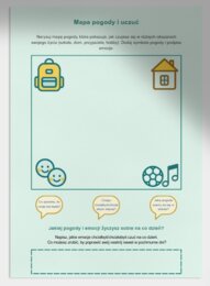 Karty pracy „Pogoda i emocje”