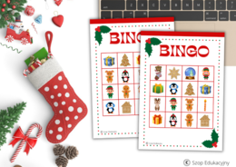 Świąteczne zadania i łamigłówki. Boże Narodzenie. Bingo