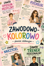 "Zawodowo-kolorowo"-plansze edukacyjne.