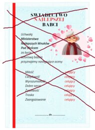 Dzień babci i dziadka świadectwa