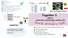 Together 5, unit 6, materiały dodatkowe, no-prep, was/were