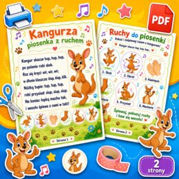 Kangurza piosenka z ruchem