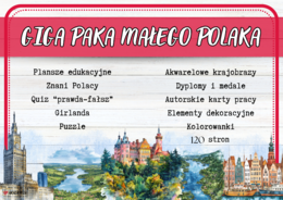 120 stron - MATERIAŁY O POLSCE - POLSKA - PLANSZE EDUKACYJNE