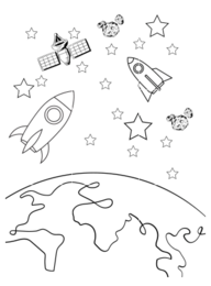 Kolorowanka KOSMOS xxl 5