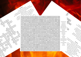 "QUO VADIS" - krzyżówka, wykreślanka - lektury obowiązkowe kl.7-8