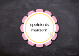 Dzień Kobiet - gazetka z życzeniami (wersja 2)