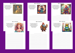 BAŚŃ – 9 kart pracy – kl. 4-5 – ćwiczenia redakcyjne