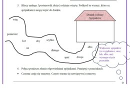 Spójnik - gramatyczna bajka, ćwiczenia, czytanie ze zrozumieniem