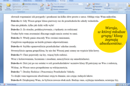 "PISKLAKI" scenariusz pożegnania i zakończenia przedszkola/ klasy 3