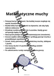 Misja mnożenie-część 3 gry dywanowe dla klasy
