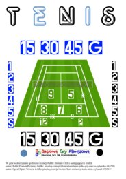 Tenis – Gra planszowa