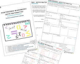Powtórzenie z języka matematyki (szkoły ponadpodstawowe)