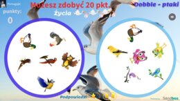 Dobble - ptaki, interaktywna gra, trening koncentracji i refleksu