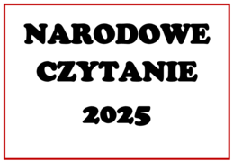 Narodowe Czytanie 2025 - prezentacja