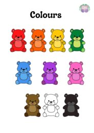 Kolorowe Kredki – nauka kolorów (15 stron) Fun with colours!