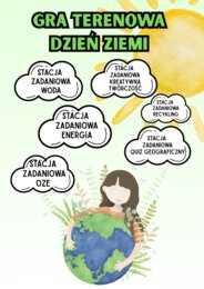 Gra terenowa - stacje zadaniowe - DZIEŃ ZIEMI