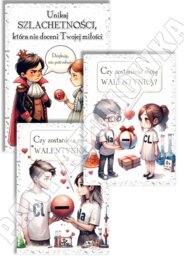 Chemia. Plakat. Szkolna gazetka ścienna. Plakaty chemiczne z motywem MIŁOŚCI do sali chemicznej i nie tylko. Walentynki. Święto zakochanych.