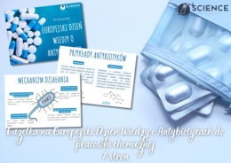 Gazetka na Europejski Dzień Wiedzy o Antybiotykach do pracowni chemicznej