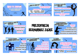 Ruch to zdrowie- jak aktywność chroni przed chorobami - Prezentacja + scenariusz zajęć /Edukacja zdrowotna