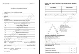 Sprawdzian po omówieniu lektury Latarnik