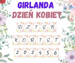 Girlanda "Dzień Kobiet"